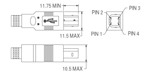 USB B type