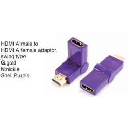 TR-13-009-6 HDMI A male to HDMI A female adaptor,swing type