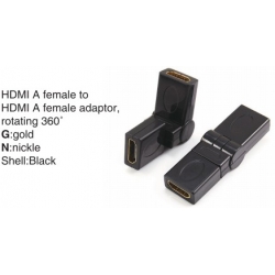 TR-11-008 HDMI A male to HDMI A female adaptor,swing type