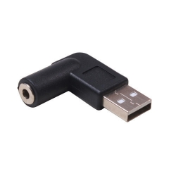 USB AM to DC 3.5mm Female 90Degree