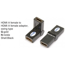 TR-13-007-1 HDMI A female to HDMI A female adaptor,swing type