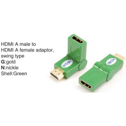 TR-13-009-5 HDMI A male to HDMI A female adaptor,swing type