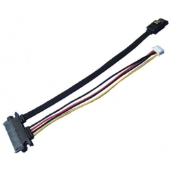 SATA 7+15Pin Female to SATA 7Pin+XH2.5 4Pin