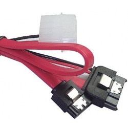 SATA 7+6Pin Male to SATA 7Pin+power 4Pin