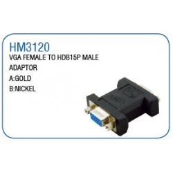 VGA FEMALE TO HDB15P MALE ADAPTOR