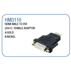 HDMI MALE TO DVI (24+1)FEMALE ADAPTOR