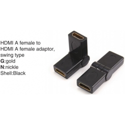 TR-11-007 HDMI A male to HDMI A female adaptor,swing type