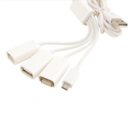 3Ports USB2.0 HUB and 1 Micro 5 pin for