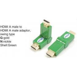 TR-13-010-5 HDMI A male to HDMI A female adaptor,swing type