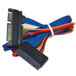 SATA 7+15Pin Male to 7+7+2 Female