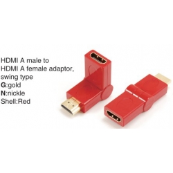 TR-13-009-2 HDMI A male to HDMI A female adaptor,swing type
