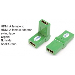 TR-13-007-5 HDMI A female to HDMI A female adaptor,swing type