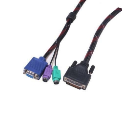 DVI TO VGA+PS/2 Cable