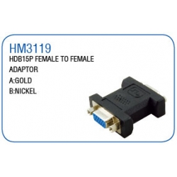 HDB15P FEMALE TO FEMALE ADAPTOR