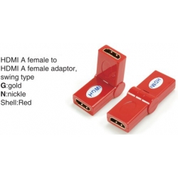 TR-13-007-3 HDMI A female to HDMI A female adaptor,swing type
