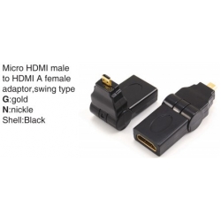 TR-11-001 HDMI A male to HDMI A female adaptor,swing type