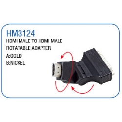 HDMI MALE TO HDMI MALE ROTATABLE ADAPTER