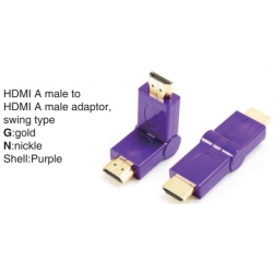 TR-13-010-6 HDMI A male to HDMI A female adaptor,swing type