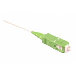 Single Mode SCapc connector on 900 micron buffered fiber