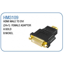 HDMI MALE TO DVI (24+1)FEMALE ADAPTOR