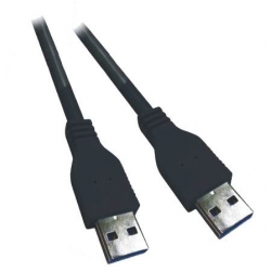 1.8M USB3.0 A/M to A/M black