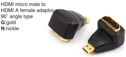 TR-11-P-001A HDMI A male to HDMI A female adaptor