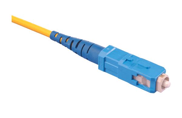 Single Mode SC Connector on 3mm jacketed fiber