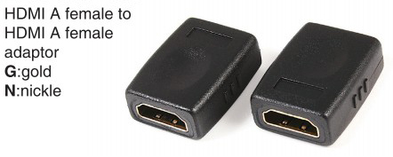 TR-10-P-006 HDMI A male to HDMI A male adaptor
