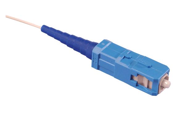 Single Mode SC connector on 900 micron buffered fiber