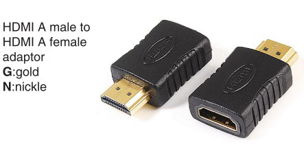 TR-10-P-014 HDMI A male to HDMI A male adaptor