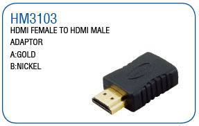 HDMI FEMALE TO HDMI MALE ADAPTOR