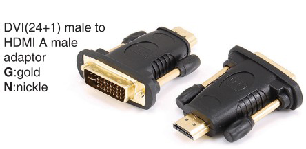 TR-10-027A DVI(24+1)male to HDMI A male adaptor