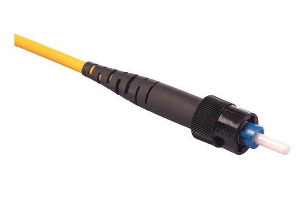 Multimode ST Connector on 3mm Jacketed Fiber