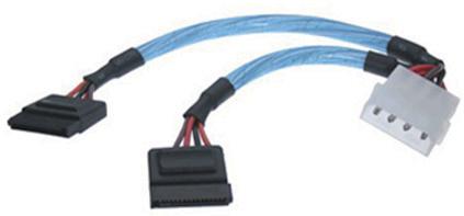 Power 4pin to power SATA Cable