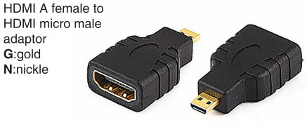 TR-11-P-001 HDMI A male to HDMI A female adaptor