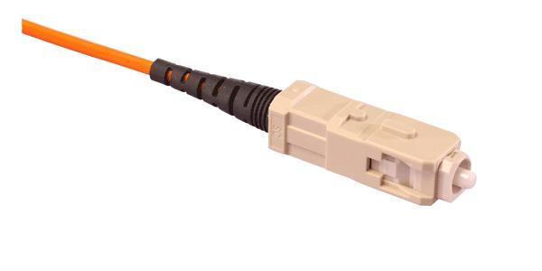 Multimode SC Connector on 2mm jacketed fiber