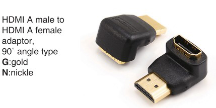 TR-11-P-019B HDMI A male to HDMI A female adaptor