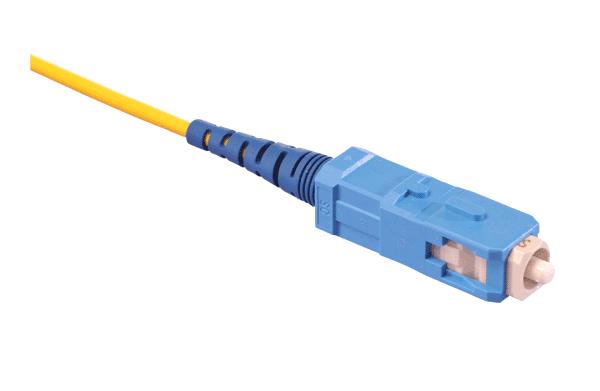 Single Mode SC connector on 2mm jacketed fiber