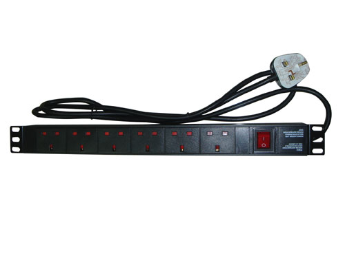 6 WAY PDU FOR UK STYLE