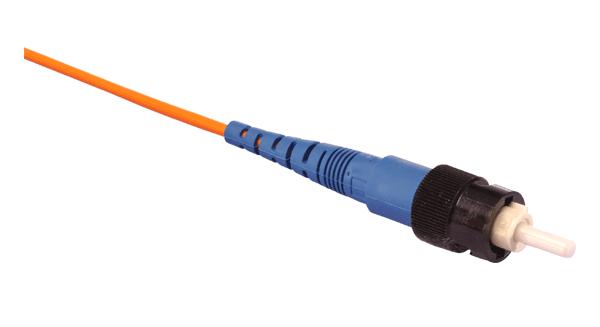 Multimode ST Connector on 2mm Jacketed Fiber