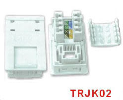 CAT.5E RJ45 Socket Dual IDC Block