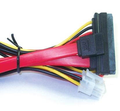 SATA 7+15Pin Female to SATA 7Pin+ Power 4Pin