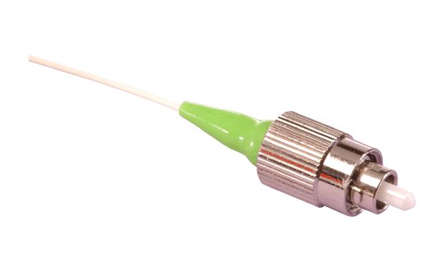 Single Mode FC/APC connector on 900 micron buffered fiber