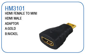 HDMI FEMALE TO MINI HDMI MALE ADAPTOR