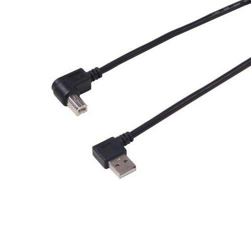 USB Cable AM TO BM 90 degree Angled