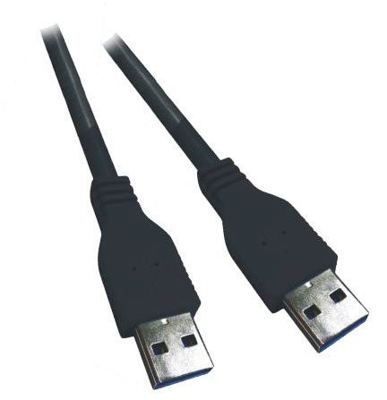 1.8M USB3.0 A/M to A/M black