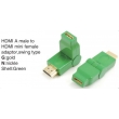 TR-13-005-4 HDMI A male to HDMI mini female adaptor,swing type