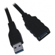 1.8M USB3.0 A/M to A/F black