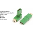 TR-13-006-4 HDMI A male to HDMI A female adaptor,rotating 360°