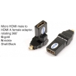 TR-13-002-1 Micro HDMI male to HDMI A female adaptor,rotating 360°